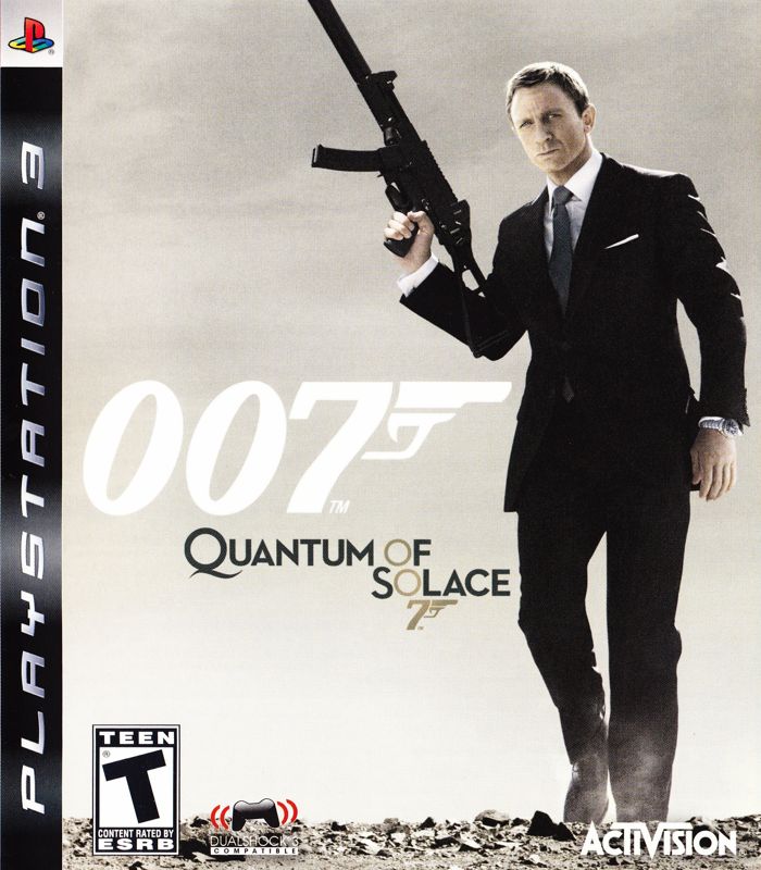 007 Quantum of Solace box art for Xbox 360